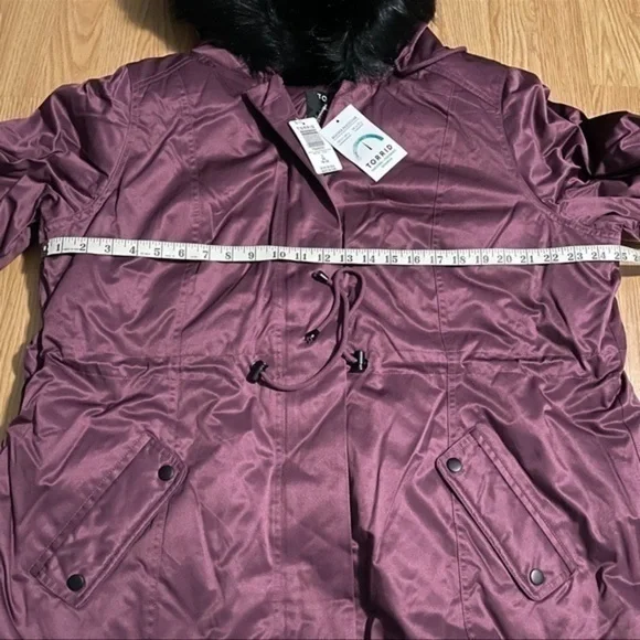 NWT Torrid size 2 purple parka - Picture 4 of 7
